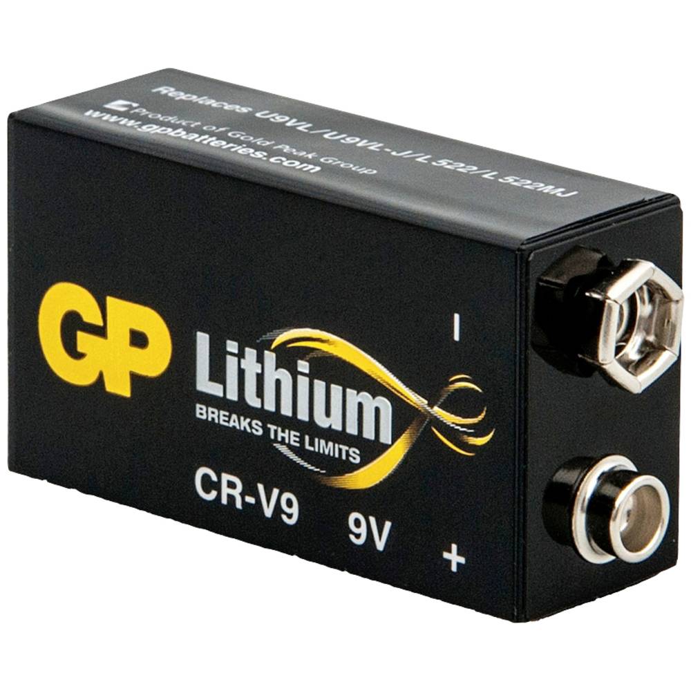 GP CR9VSTD565C1 9V batterij (blok) Lithium 800 mAh 9 V 1 stuk(s)