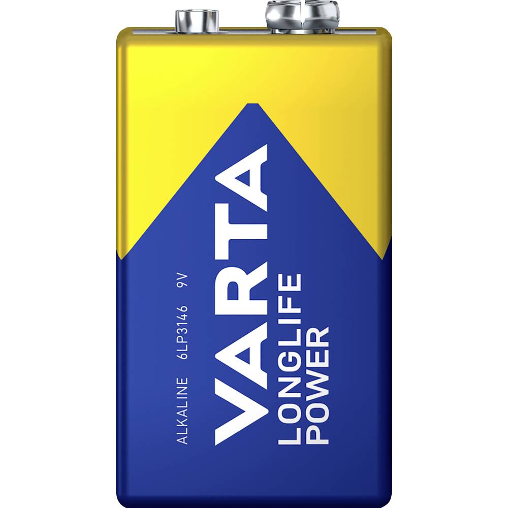 Varta Longlife Power 9V Stück 9V batterij (blok) Alkaline 580 mAh 9 V 20 stuk(s)