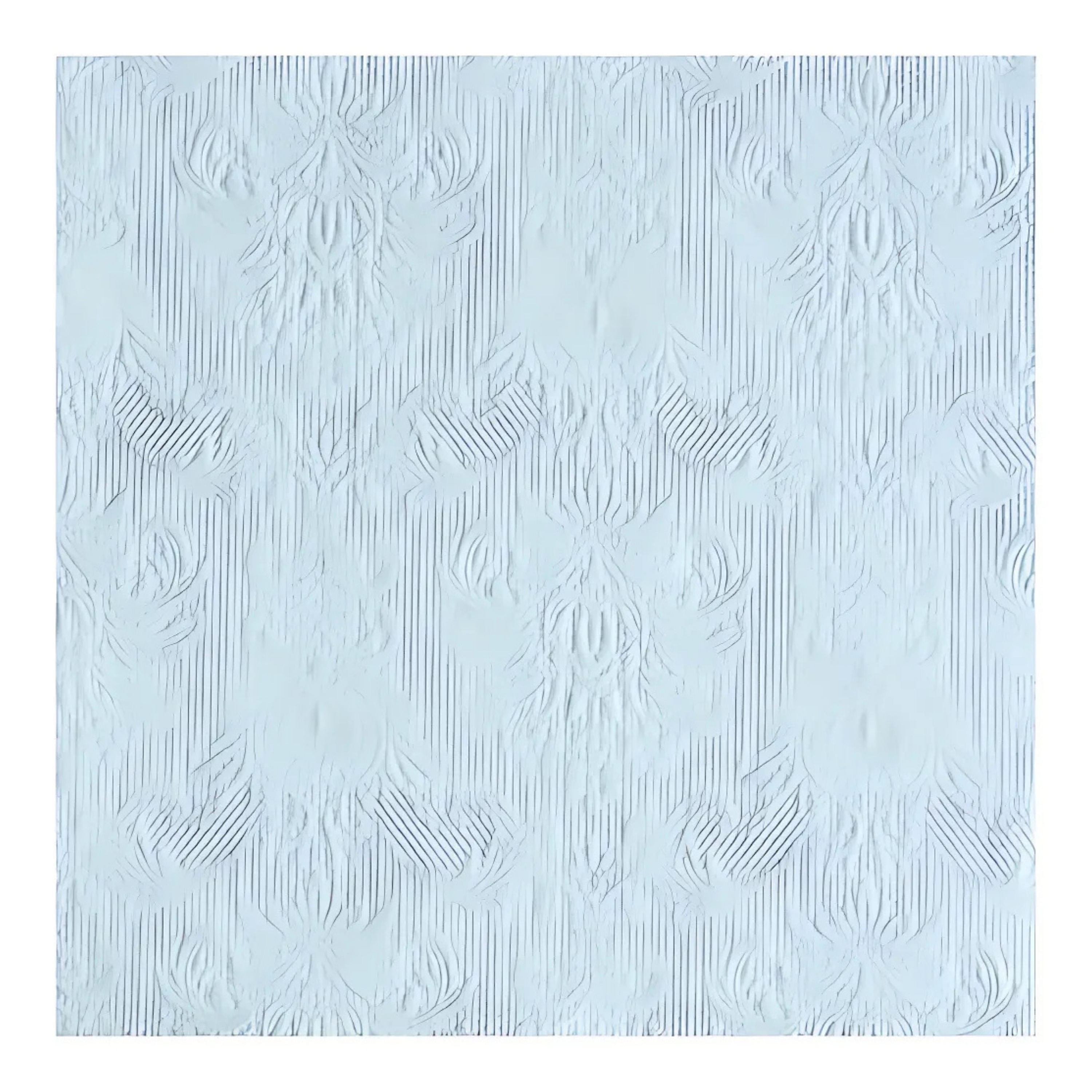Ambiente Servetten Luxe - 15x stuks - 33 x 33 cm - lichtblauw - barok patroon - 3 laags -