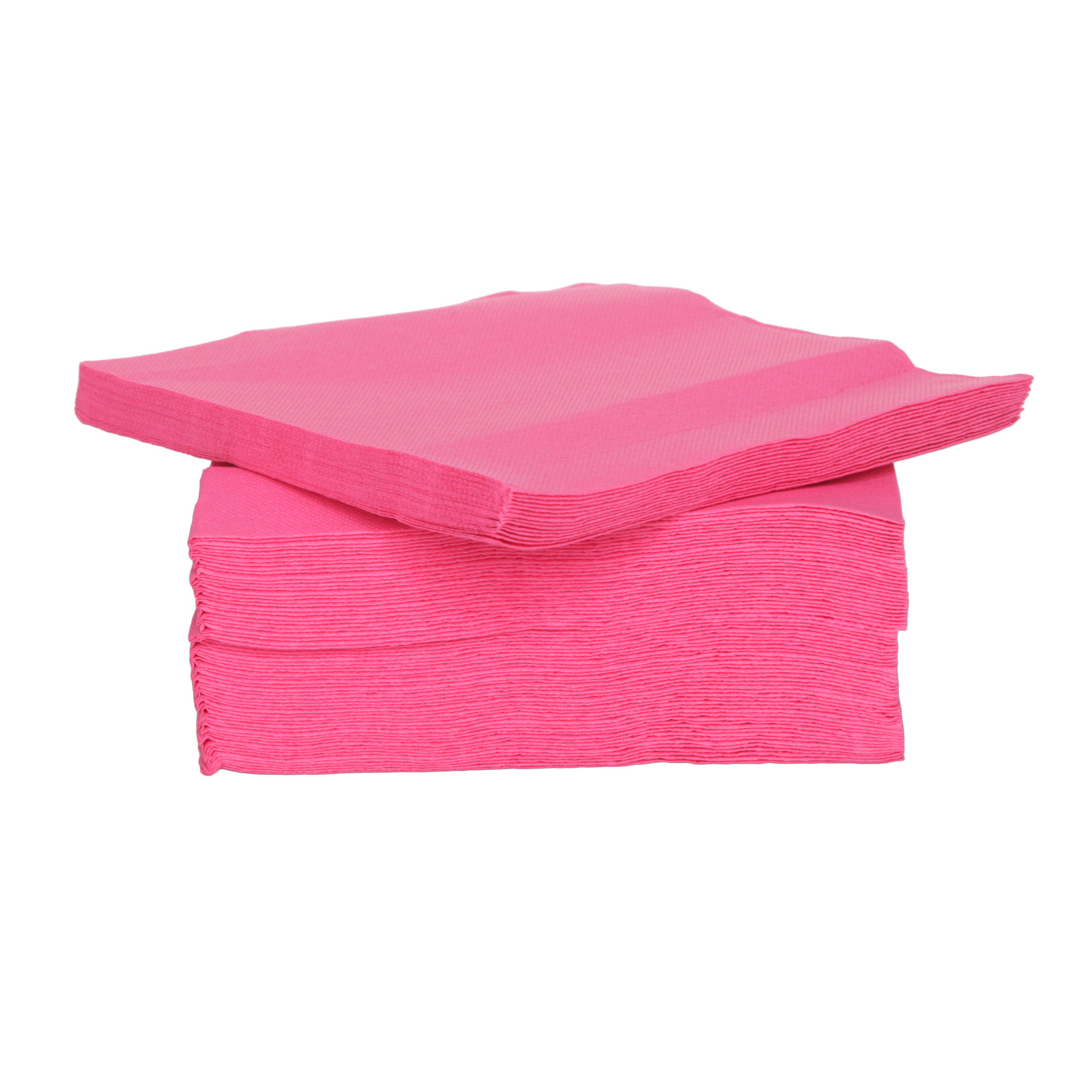 Cosy & Trendy Servetten Luxe kwaliteit - fuchsia roze - 40x - x cm - Tafel decoratie - Papier -