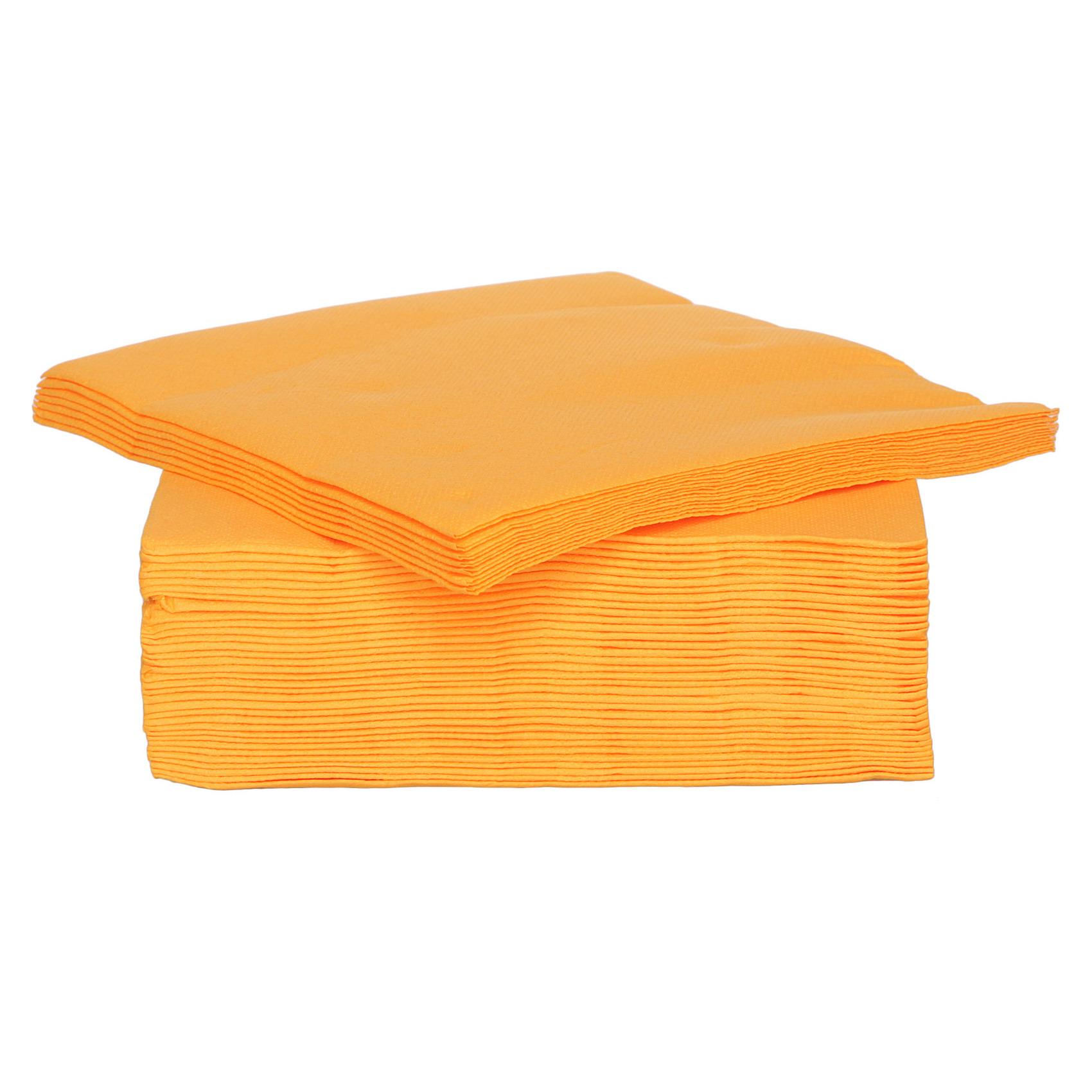 Cosy & Trendy Servetten Luxe kwaliteit - oranje - 40x - x cm - Tafel decoratie - Papier -