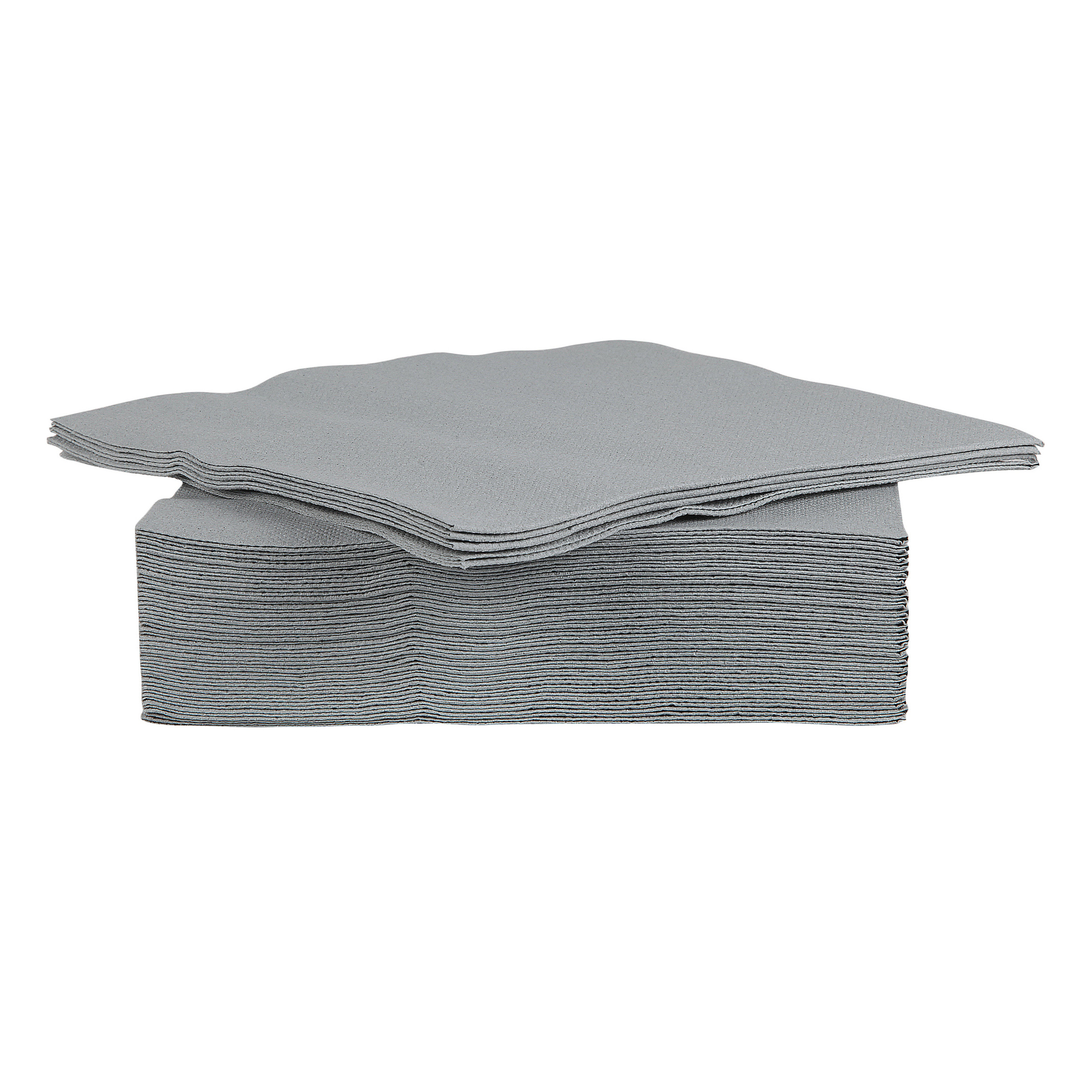 Cosy & Trendy Servetten Luxe kwaliteit - zilvergrijs - 40x - x cm - Tafel decoratie - Papier -