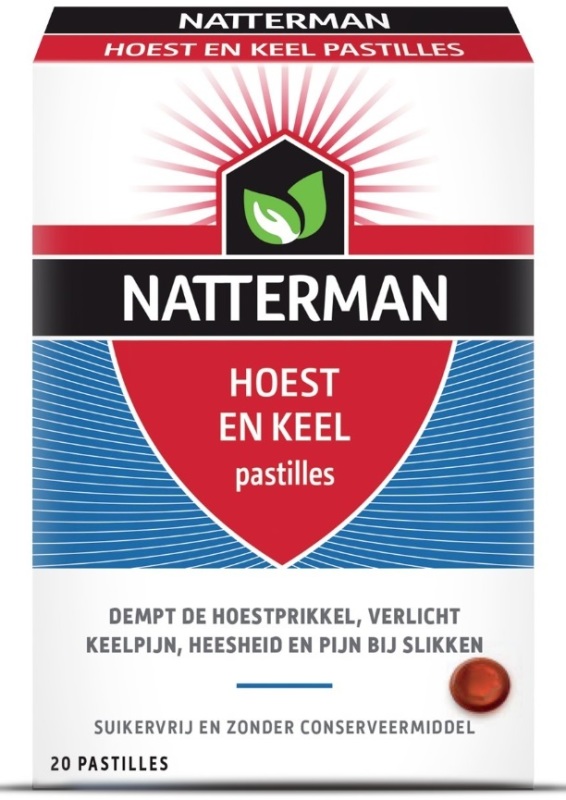 Natterman Hoest en keel pastilles 20st