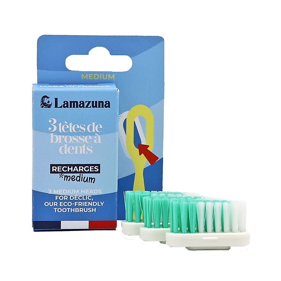 Lamazuna Vervangkop Tandenborstel Medium & Soft Medium