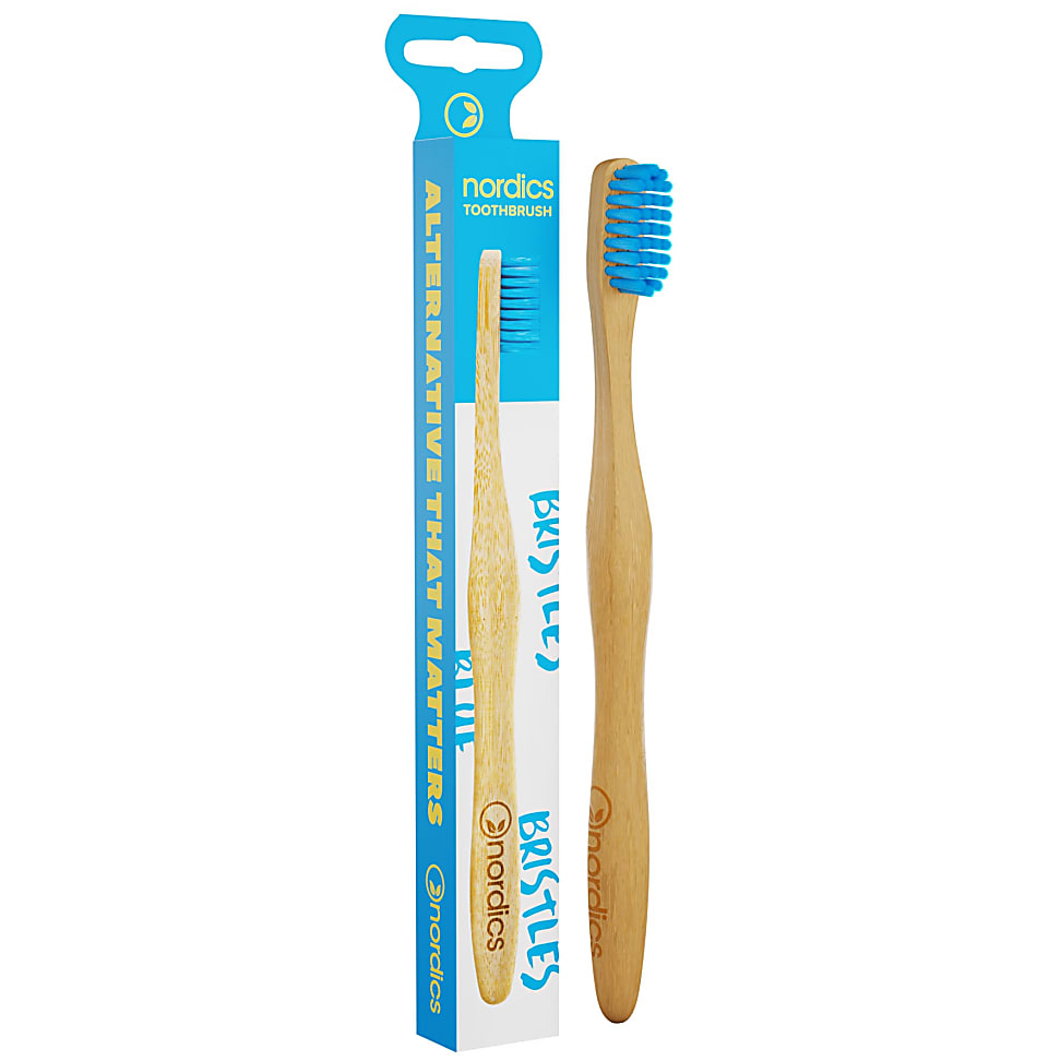 Nordics Bamboo Tandenborstel Blauw