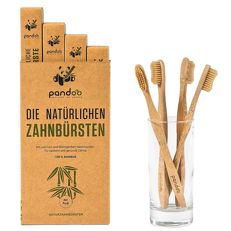 Pandoo Toothbrushes Pack van 4