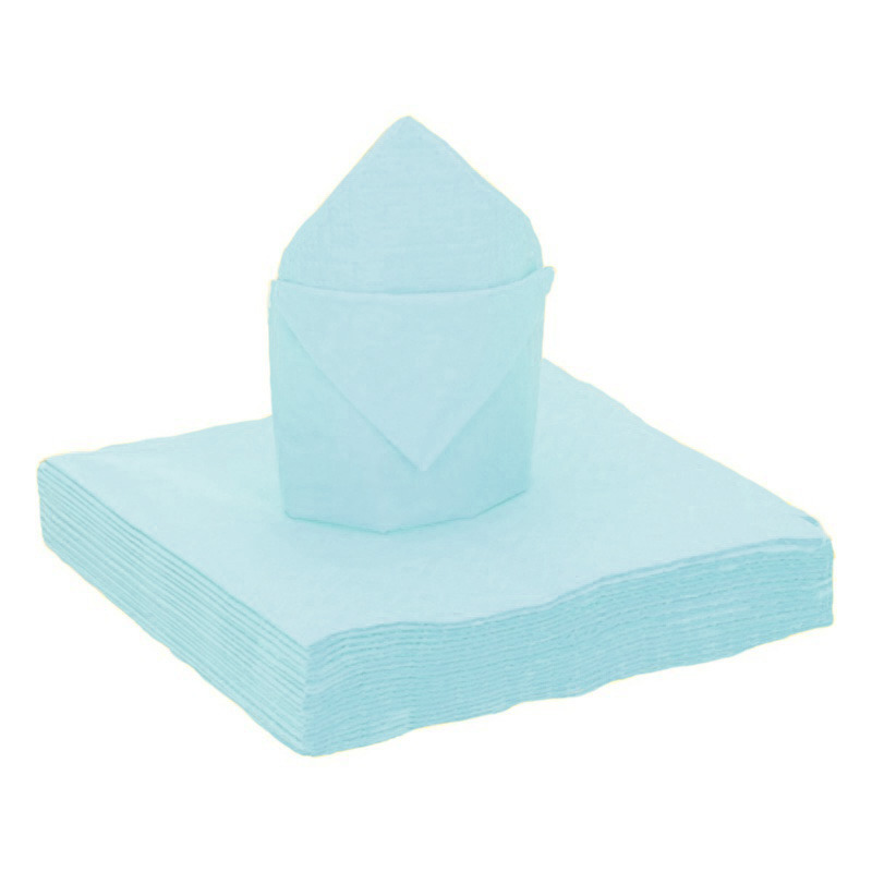 Santex Feestservetten - 20 stuks - lichtblauw - x cm - papier -