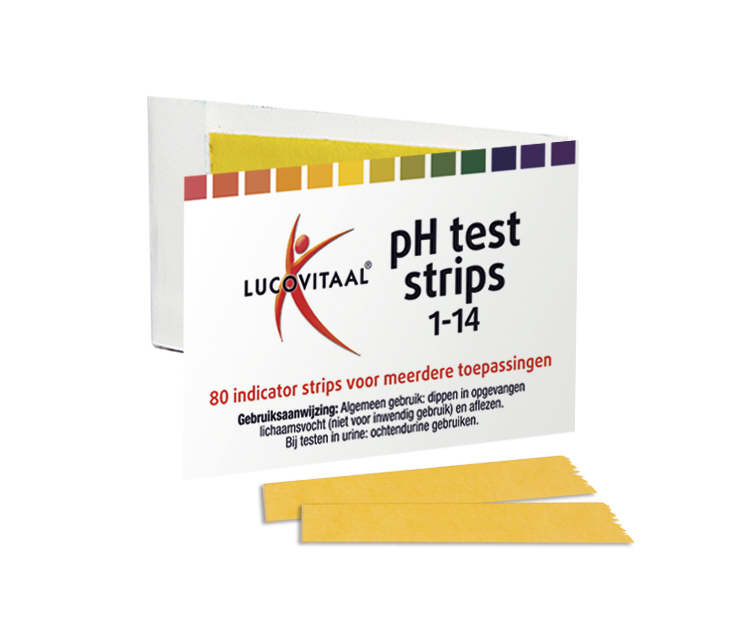 Lucovitaal Zuur-base ph strips 1 stuk