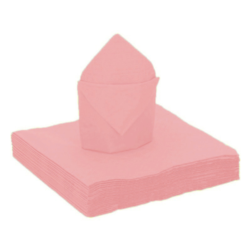 Santex Feestservetten - 25 stuks - roze - x cm - papier -