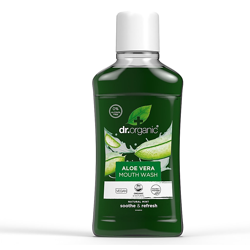 Dr Organic Aloë Vera Mondwater