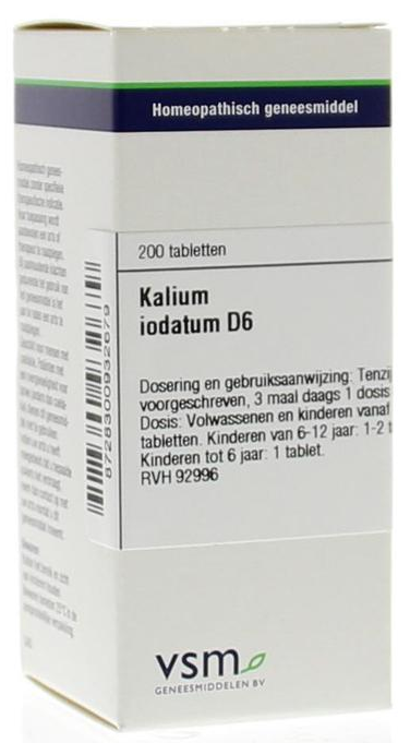 VSM Kalium iodatum d6 200 tabletten