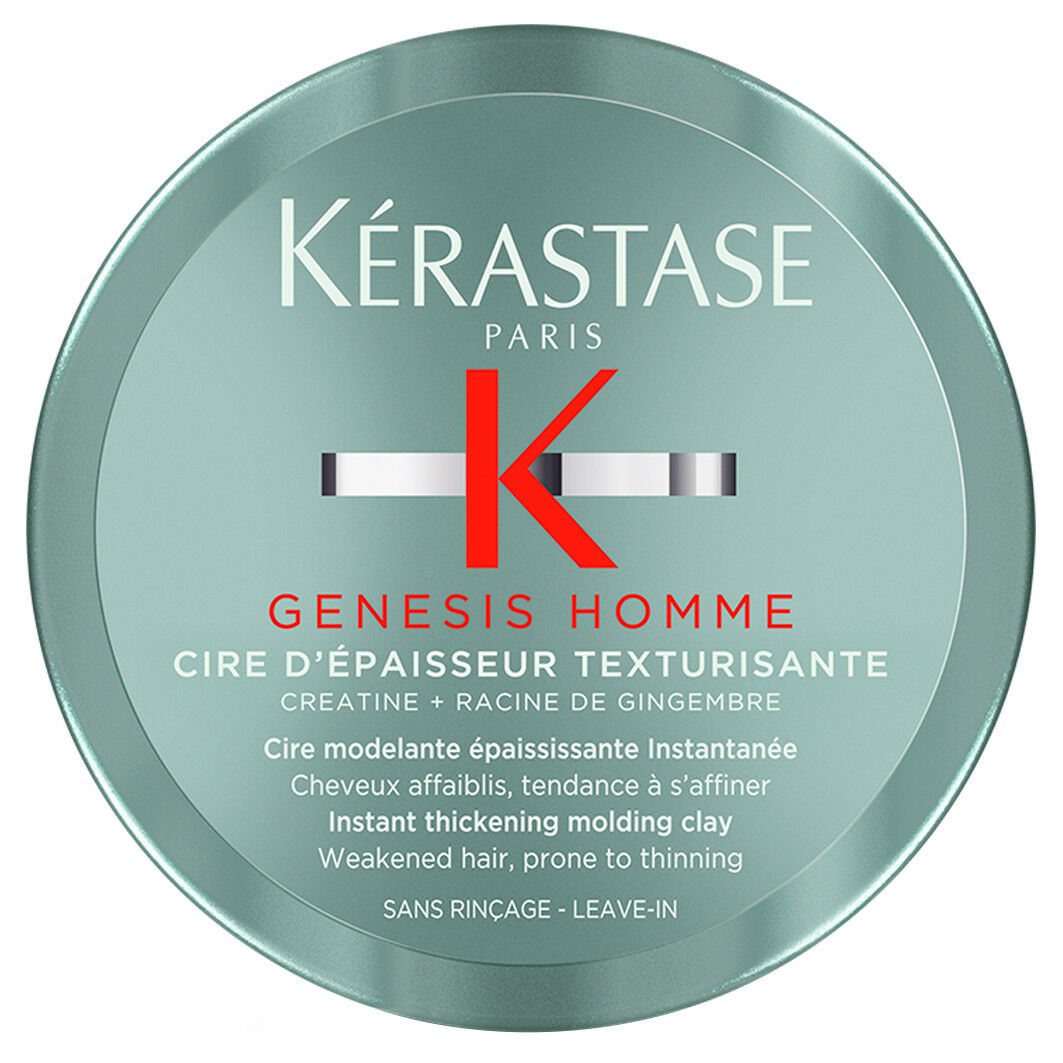Kérastase Direct Verdikkende Vormgevende Klei Voor Verzwakt Haar  - Genesis Homme - Cire D'épaisseur Texturisante Direct Verdikkende Vormgevende Klei Voor Verzwakt H