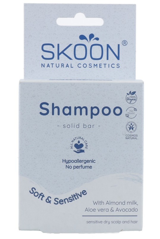 Skoon Solid shampoo soft & sensitive 90 Gram