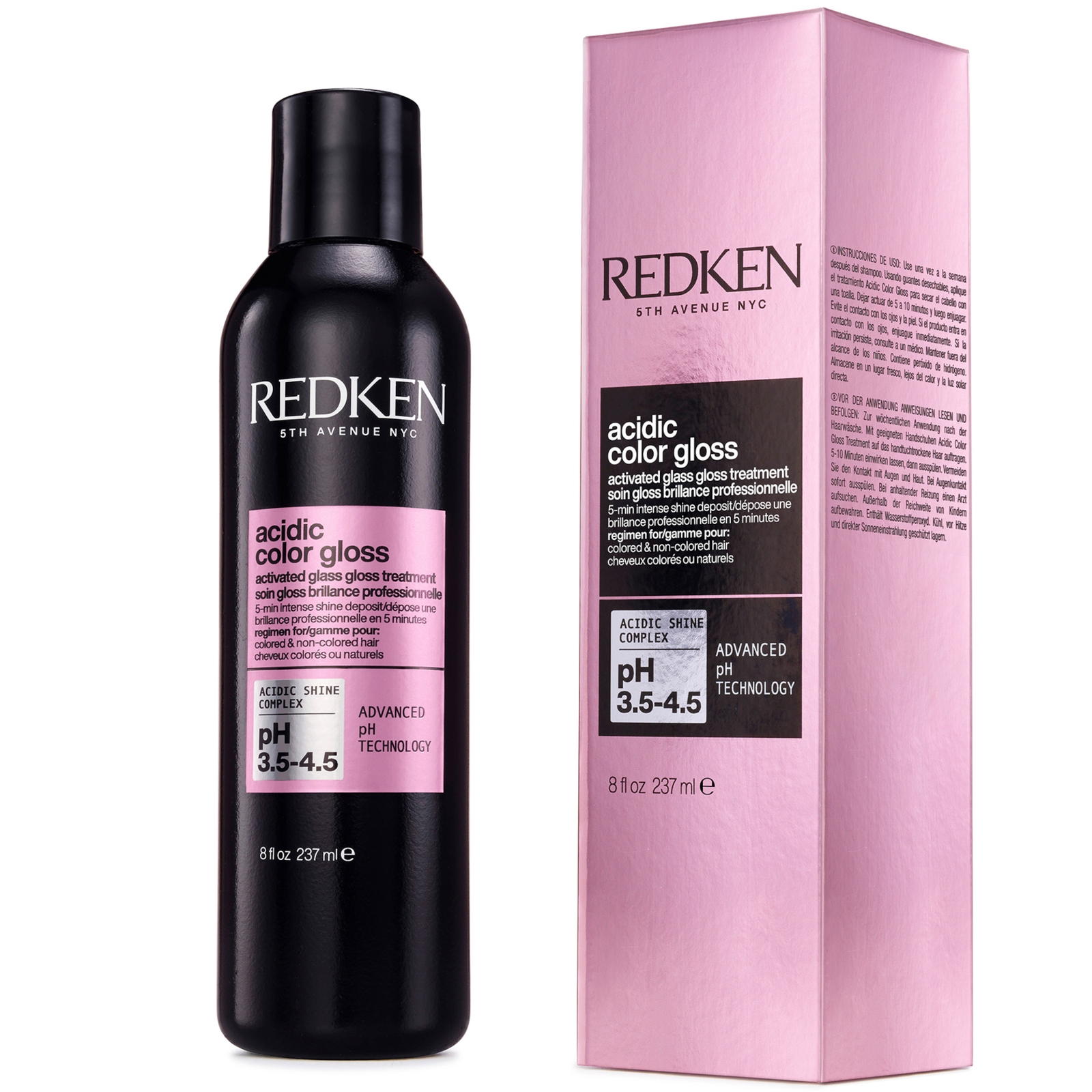 Redken Activated Glass Gloss Treatment Gekleurd Haar  - Acidic Color Gloss Activated Glass Gloss Treatment - Gekleurd Haar