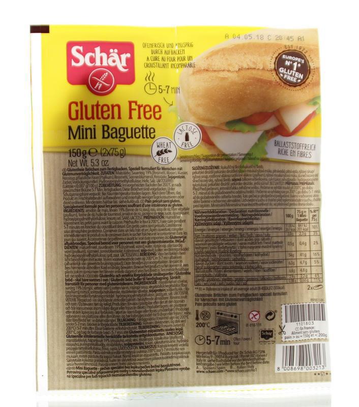Schär Baguette mini 2 stuks 150g