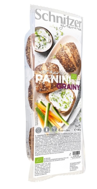 Schnitzer Panini grainy bio 188 Gram