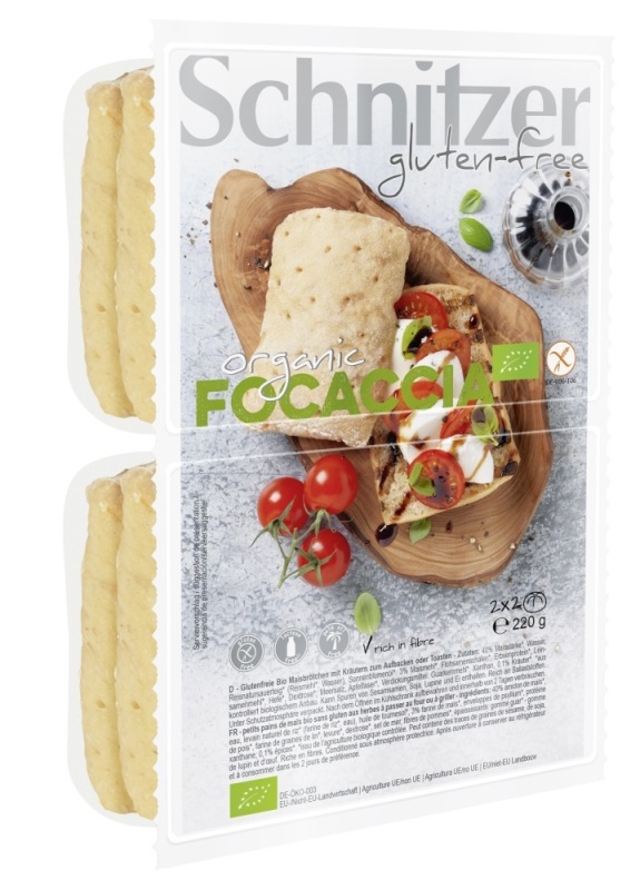 Schnitzer Bio focaccia 220 G