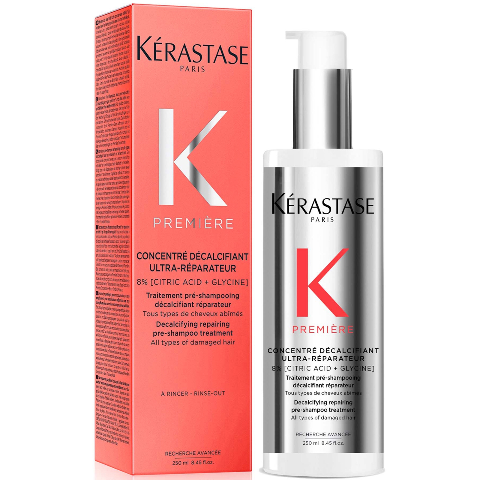 Kérastase Herstellende Pre Shampoo Concentraat Voor Beschadigd Haar  - Première Concentré Décalcifiant Ultra-réparateur Herstellende Pre-shampoo Conc
