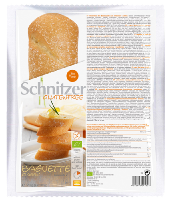 Schnitzer Baguette classic 2 stuks