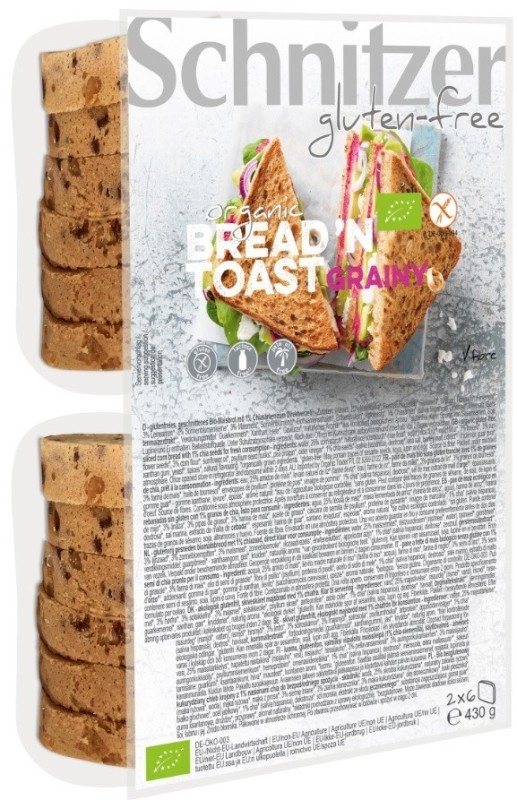 Schnitzer Bread n toast bio 430gr