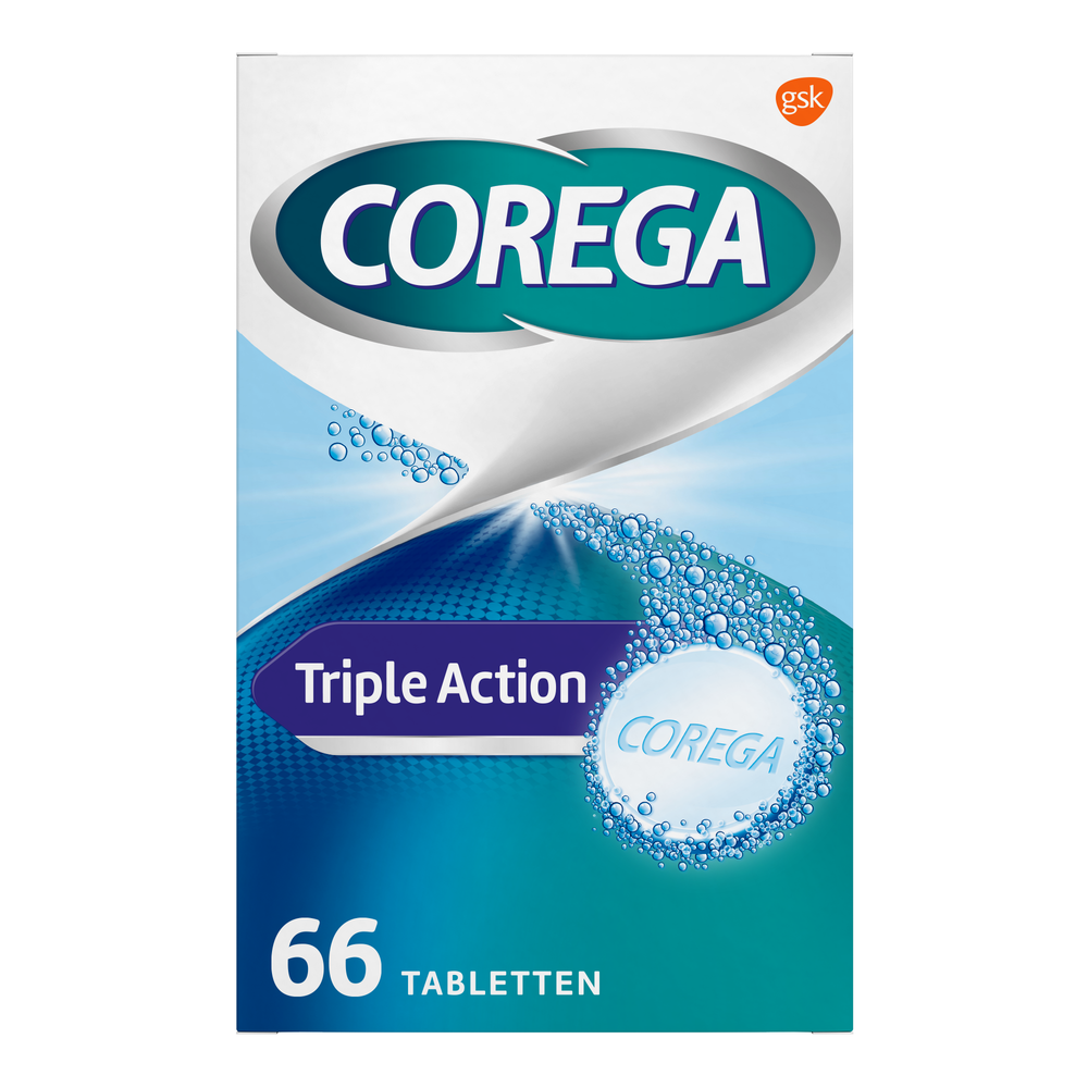 Corega Triple Action Gebitsprothese Tabletten