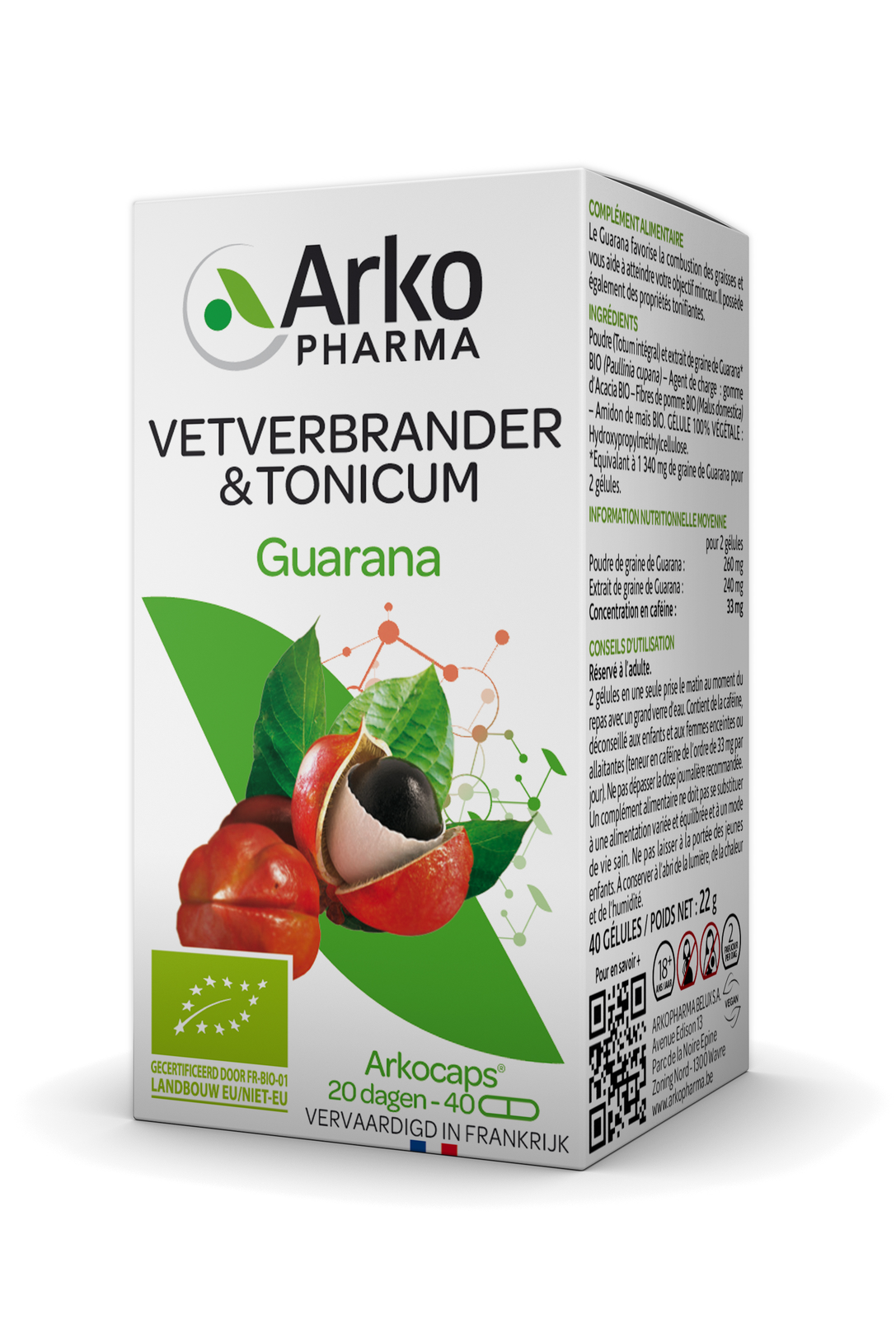 Arkopharma Arkocaps Guarana Biologisch Capsules