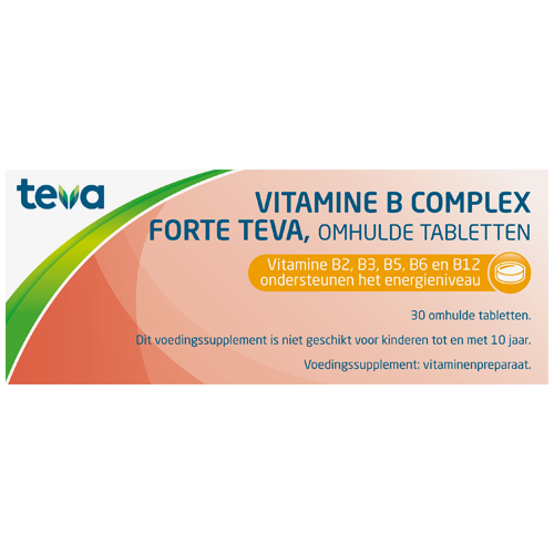 Teva Vitamine b complex forte 30 tabletten