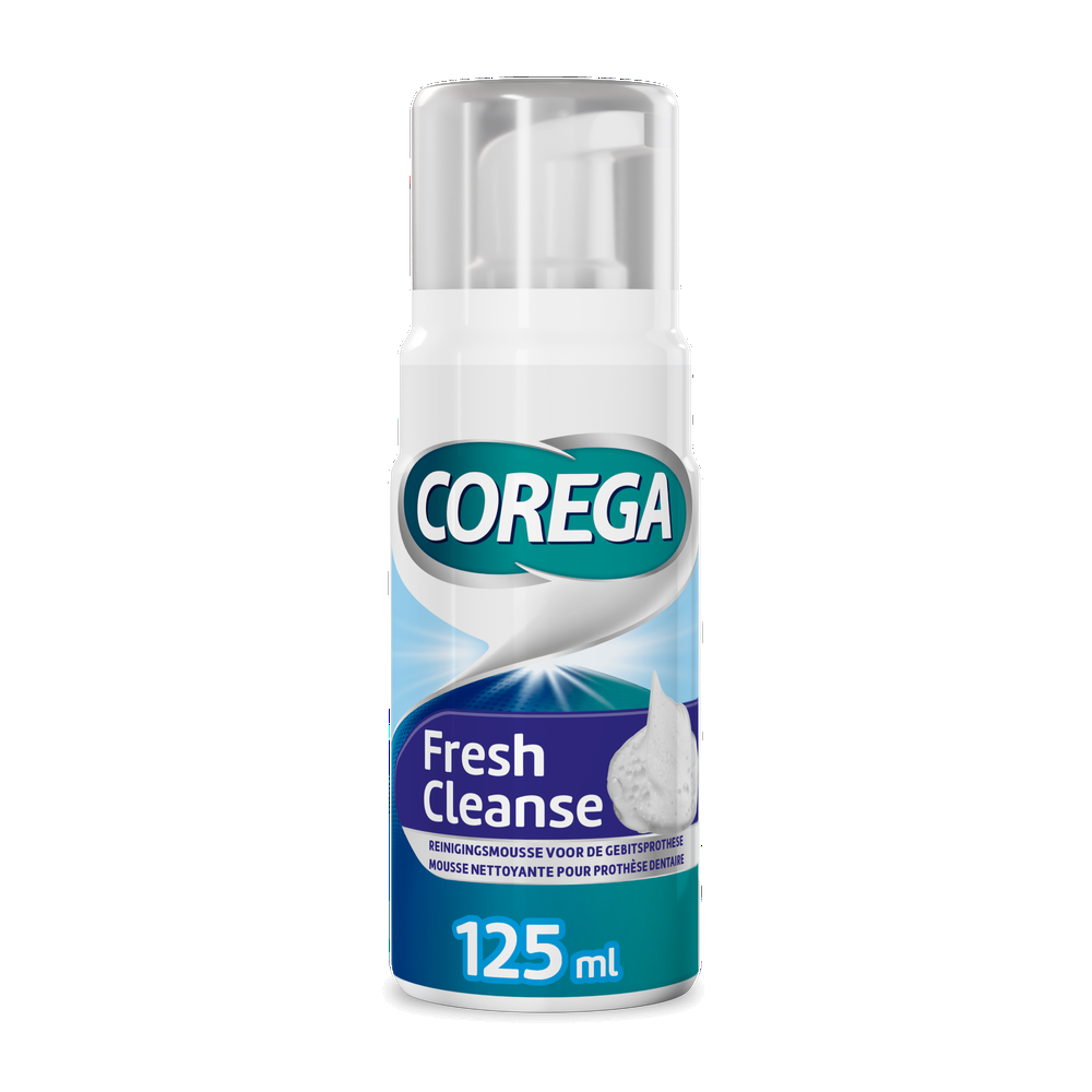 Corega Fresh Cleanse Mousse kunstgebitreiniger