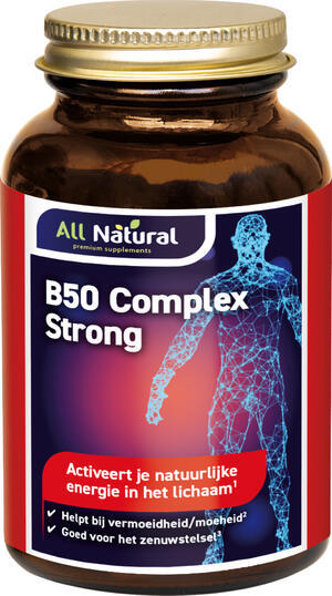 All Natural Vit b50 complex 60tb