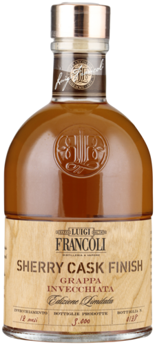 Francoli Grappa Sherry Cask 50CL