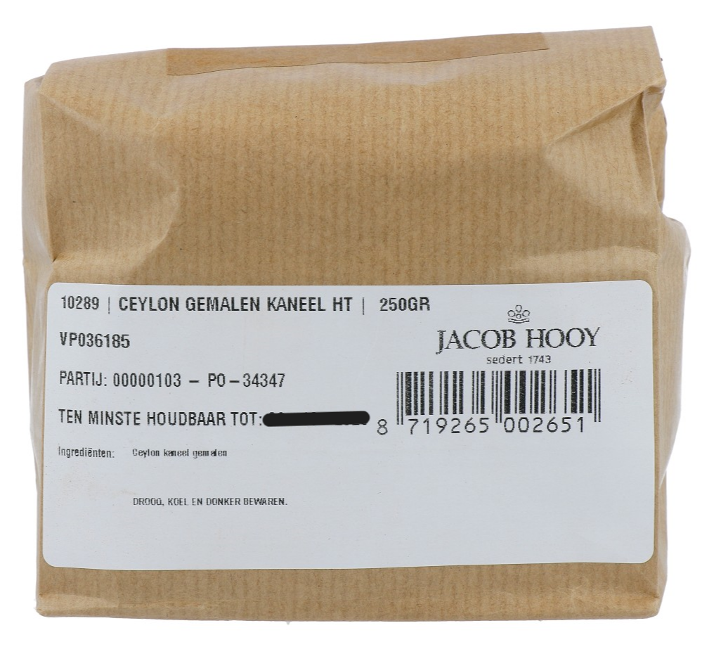 Jacob Hooy Kaneel Ceylon Gemalen