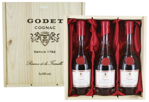 Godet Family Reserve Geschenkverpakking 3X35CL