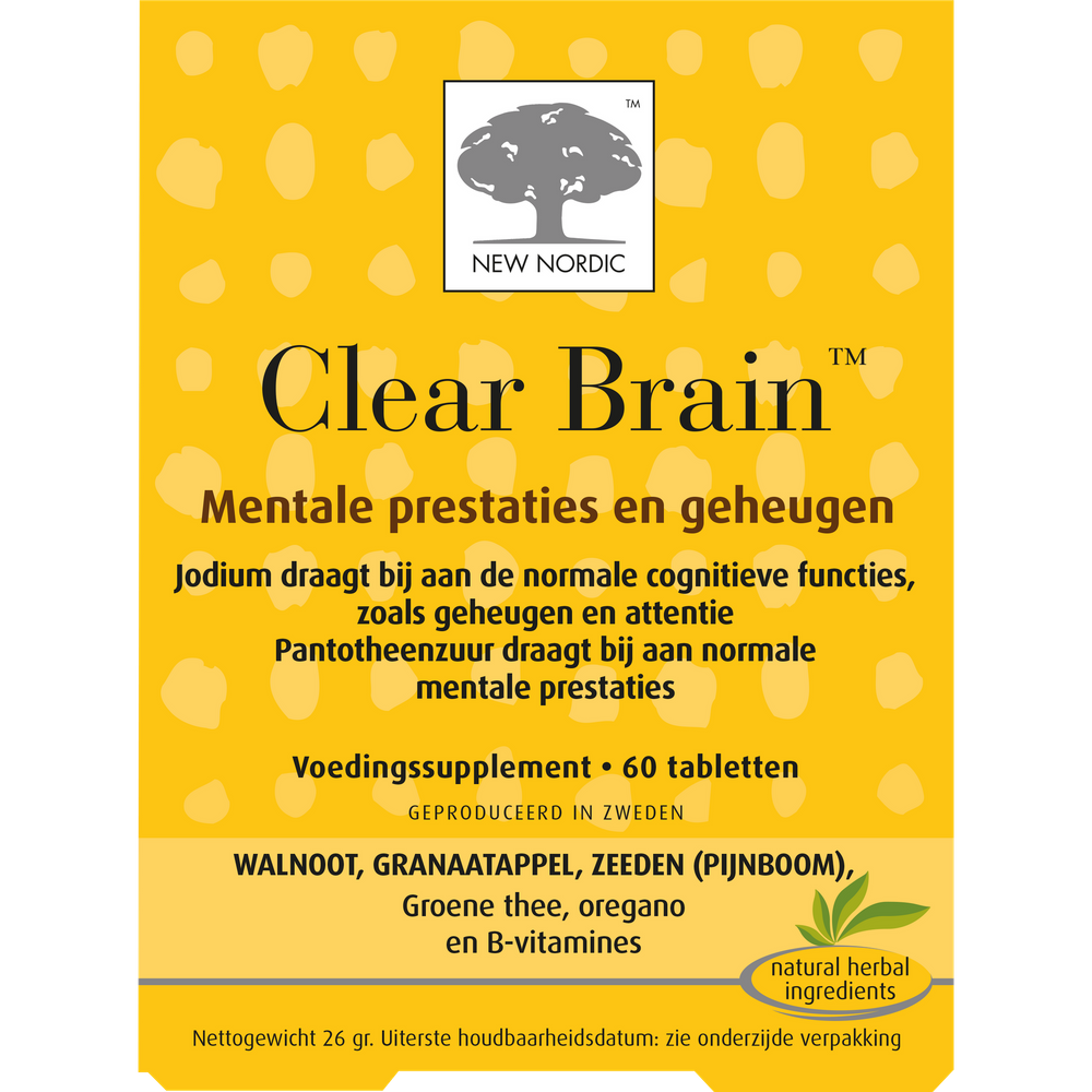 New Nordic Clear Brain Tabletten