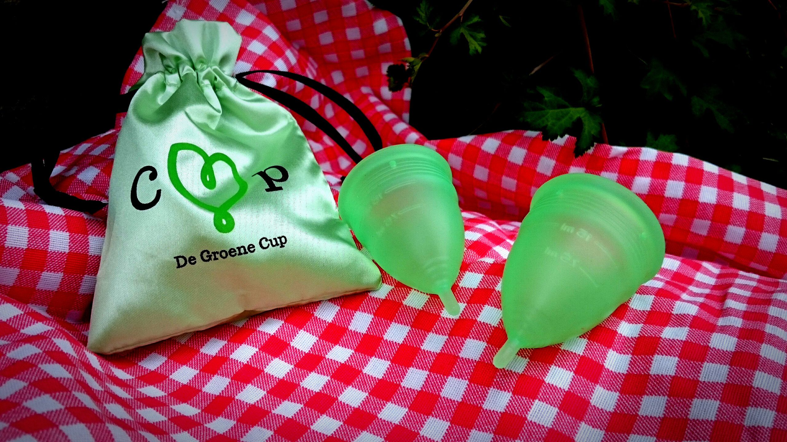 Menstruatiecups.nl De Groene Cup vriendinnenpakket