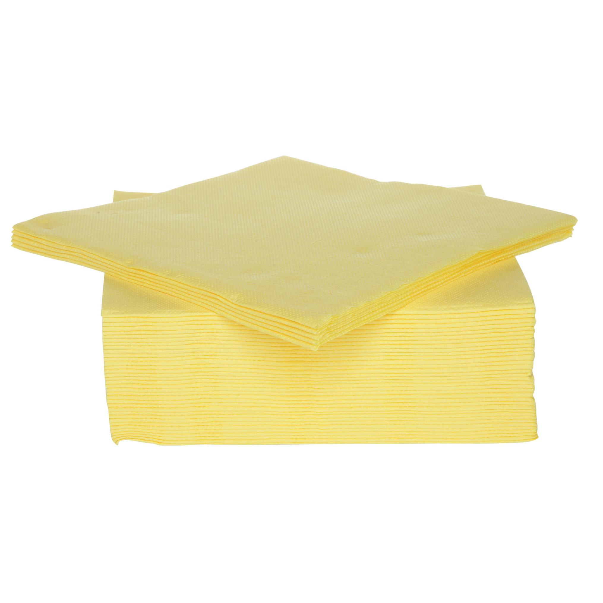 Cosy & Trendy Servetten Luxe kwaliteit - geel - 80x - x cm - Tafel decoratie - Papier -