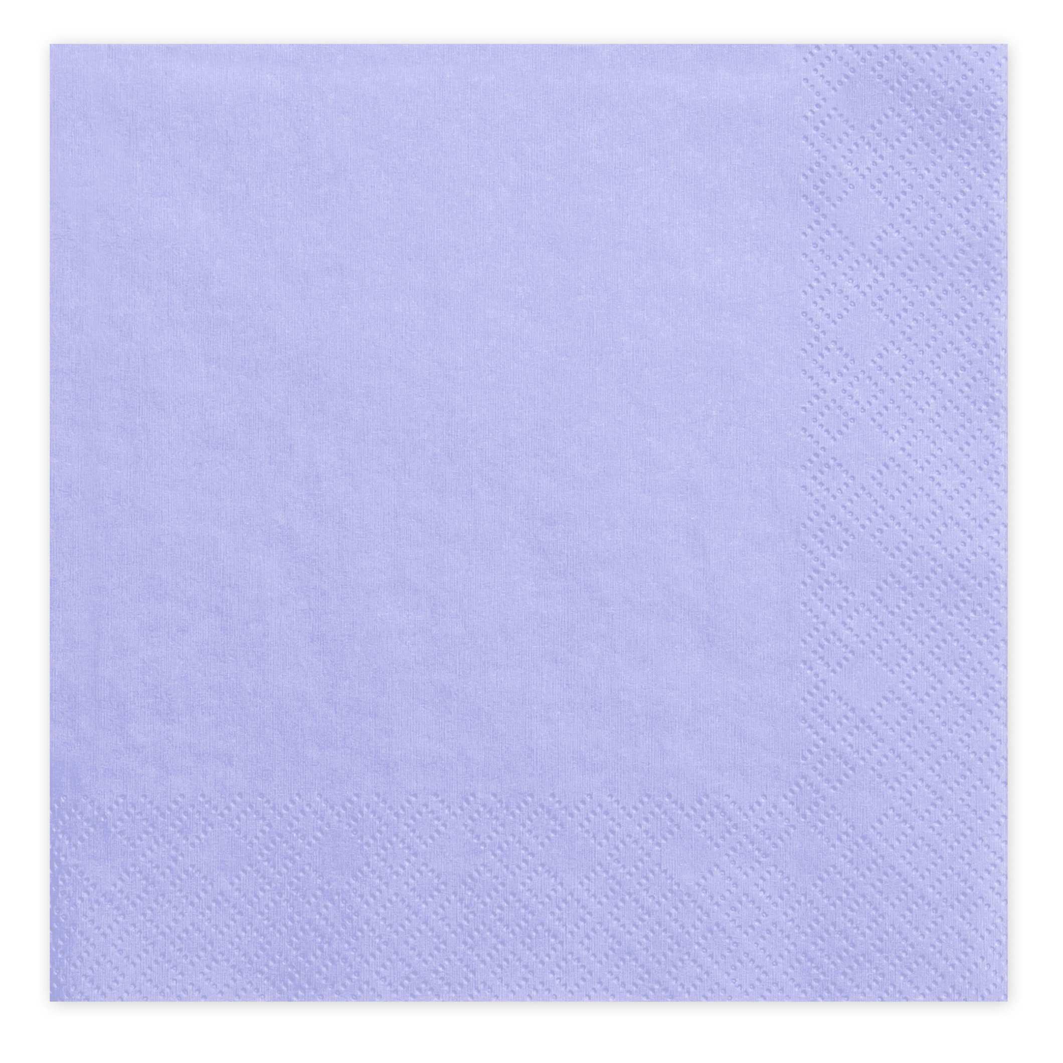 PartyDeco tafel servetten van papier - 60x - lila paars - 33 x 33 cm - Wegwerp servetten voor diner/ -