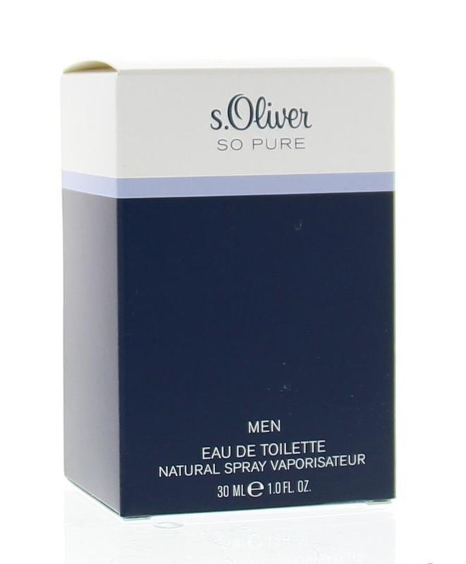 S Oliver So pure men eau de toilette spray 30 ML
