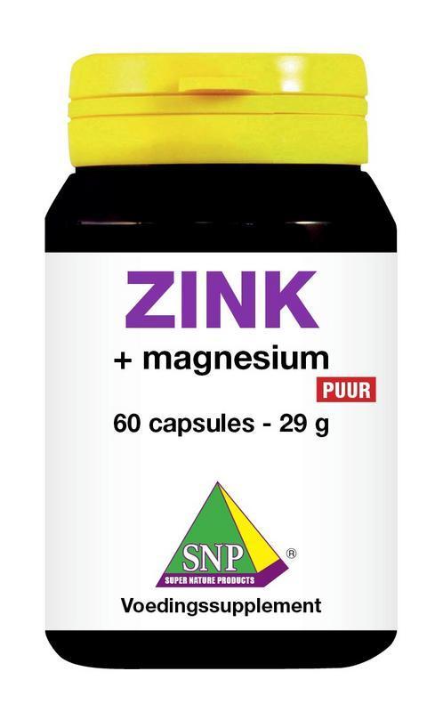 SNP Zink + magnesium puur 60 Capsules