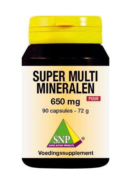 SNP Super multi mineralen 650 mg puur 90 Capsules