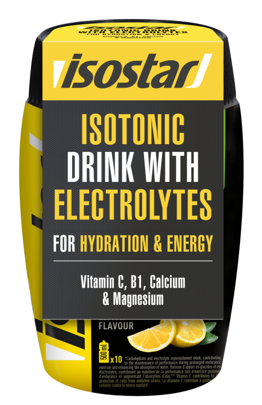 Isostar Hydrate & perform sportdrank poeder lemon 400G