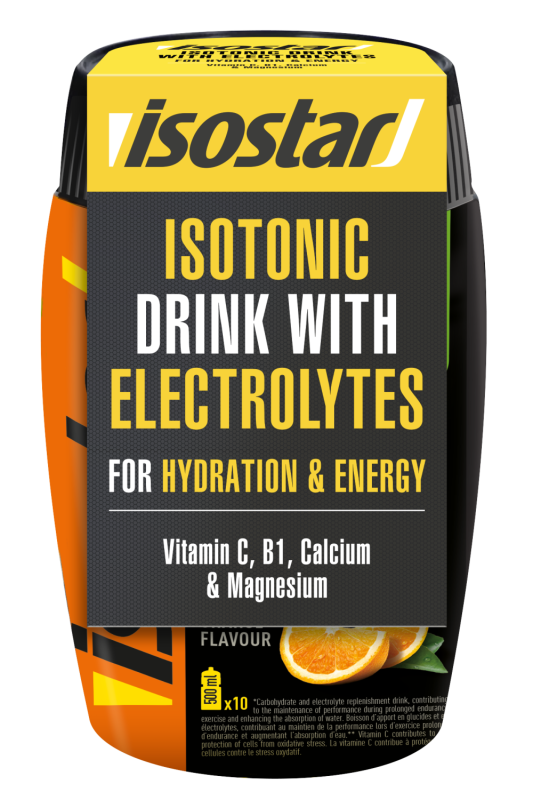 Isostar Hydrate & perform sportdrank poeder orange 400G