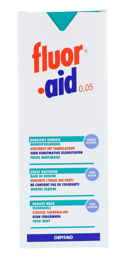 FluorAid Fluor Aid Mondspoelmiddel 500ml