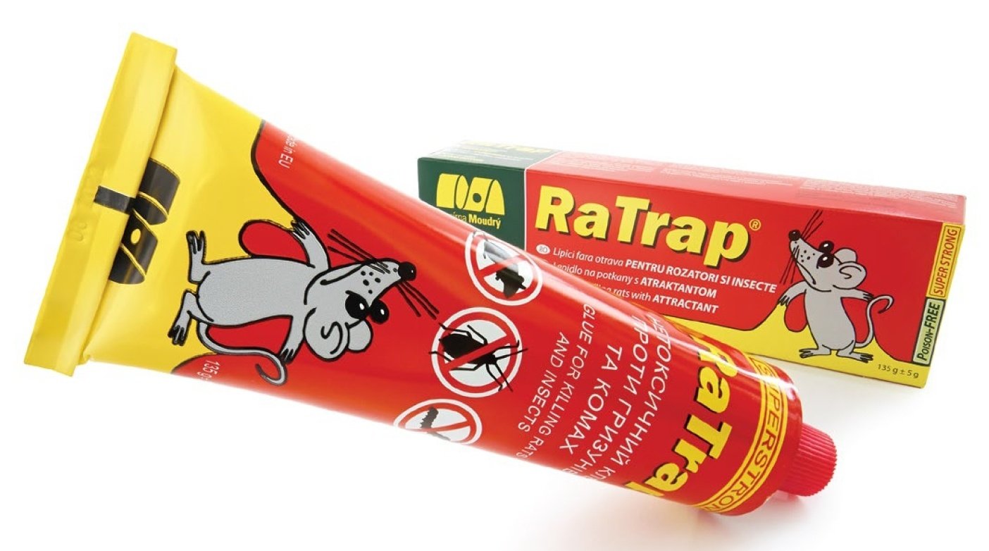 Ratrap muizen- en rattenlijmtube 135 gram