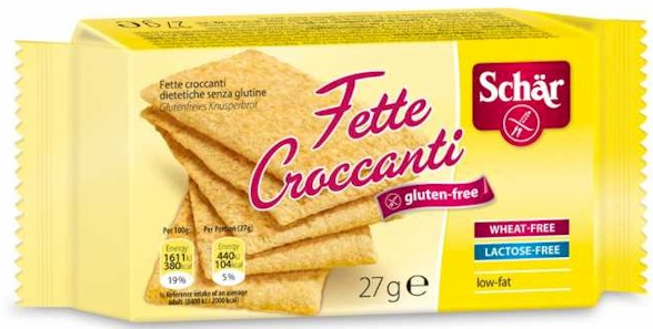 Schär Fette croccanti 24 x 27 Gram