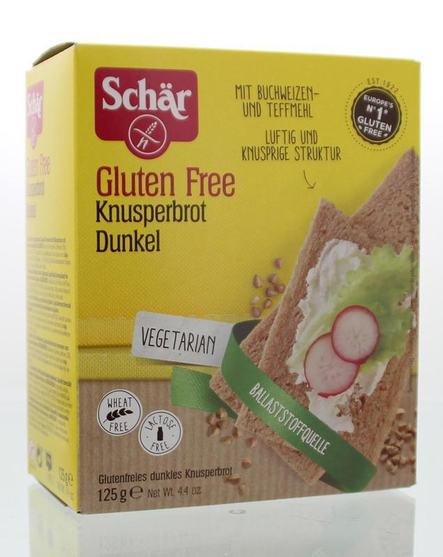 Schär Knackebrood donker 125g