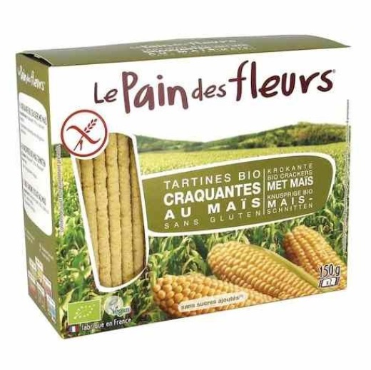 Le Pain Des Fleurs Mais rijst crackers 150g