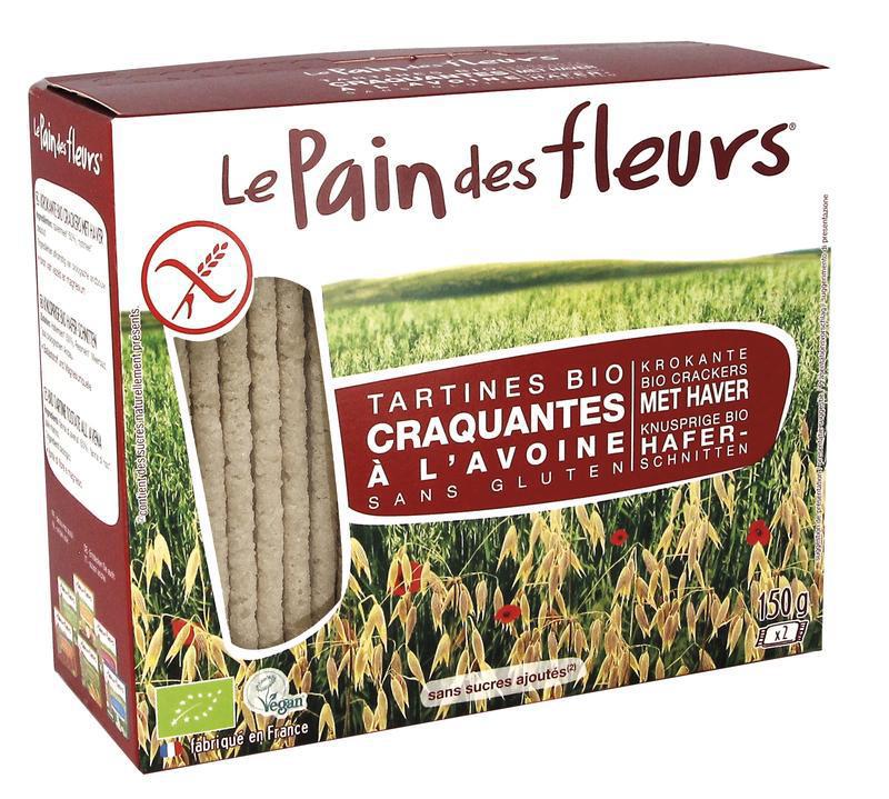 Le Pain Des Fleurs Haver crackers 150g