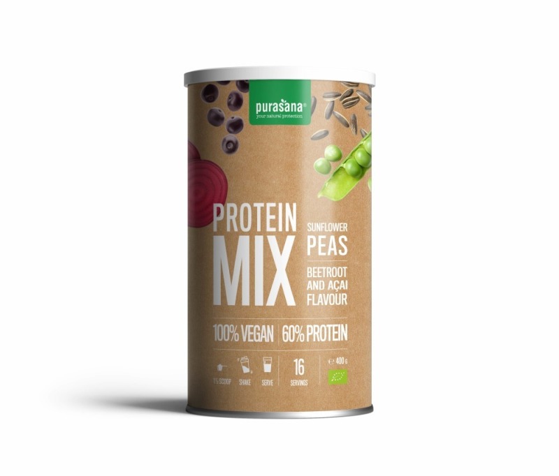Purasana Protein mix acai 100% vegan 400 g
