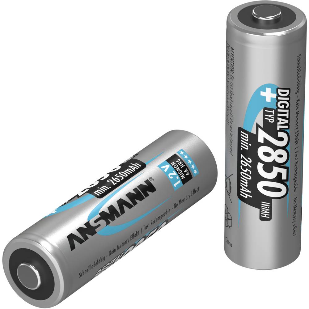 Ansmann Digital HR06 Oplaadbare AA batterij (penlite) NiMH 2650 mAh 1.2 V 2 stuk(s)