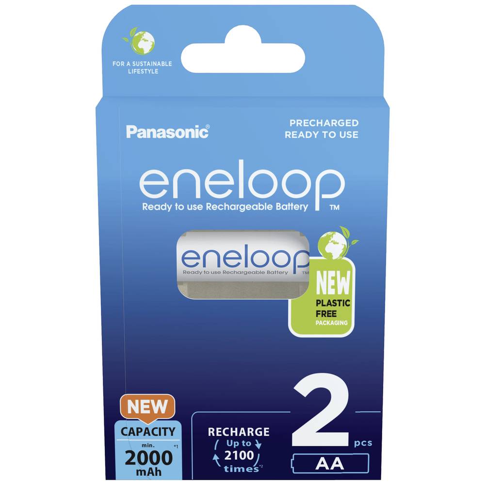 Eneloop HR06 Oplaadbare AA batterij (penlite) NiMH 2000 mAh 1.2 V 2 stuk(s)